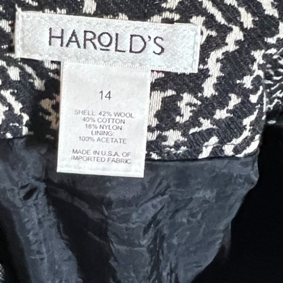 Vintage Harold's Wool Blend Skirt - Picture 5 of 5